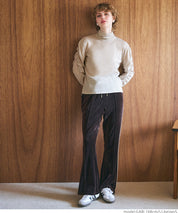 High neck long sleeve top