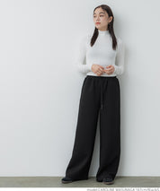 Soft sweat super wide pants
