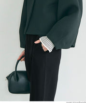 Temperament Pearl Tapered Suit Pants