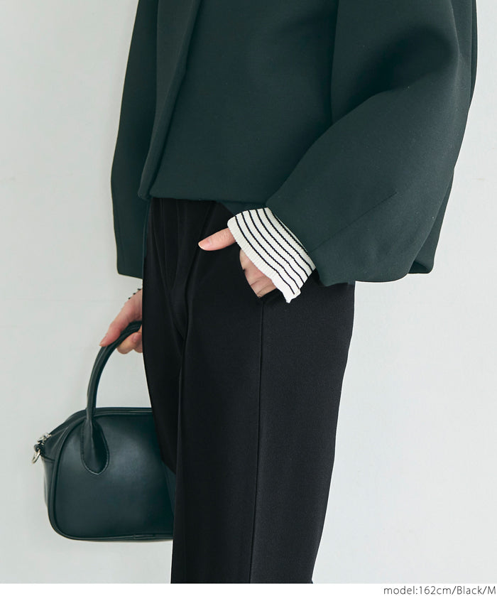 Temperament Pearl Tapered Suit Pants