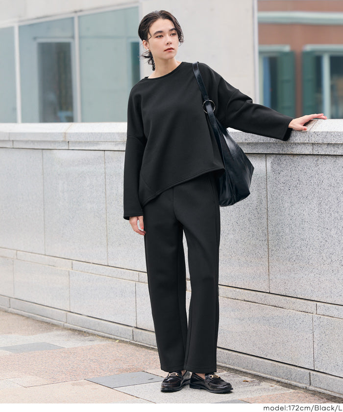 Soft sweat curve pants