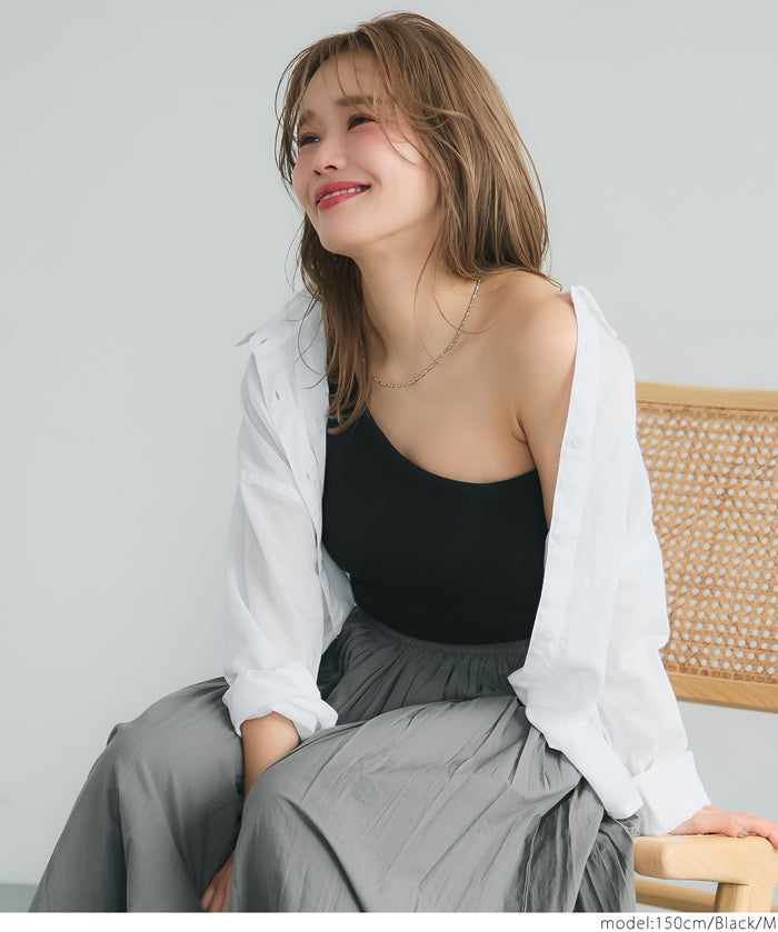 OUT BRA One-shoulder vest (detachable shoulder strap)