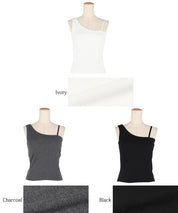OUT BRA One-shoulder vest (detachable shoulder strap)
