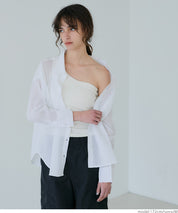 OUT BRA One-shoulder vest (detachable shoulder strap)