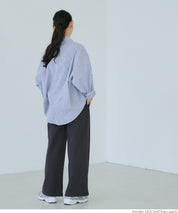 Cotton sports casual wide pants