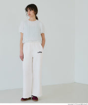 Cotton sports casual wide pants