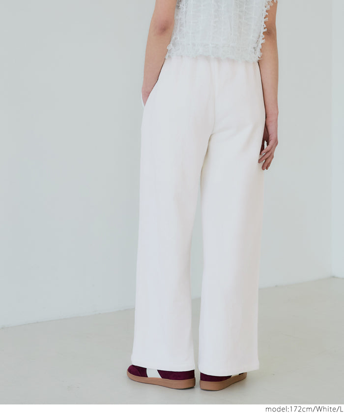 Cotton sports casual wide pants