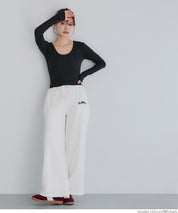 Cotton sports casual wide pants