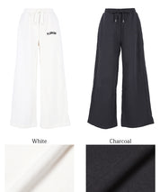 Cotton sports casual wide pants