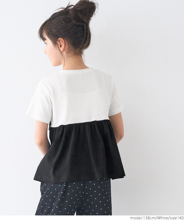 Children's Bow Short Sleeve Top
