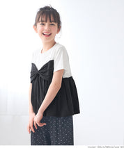 Children's Bow Short Sleeve Top