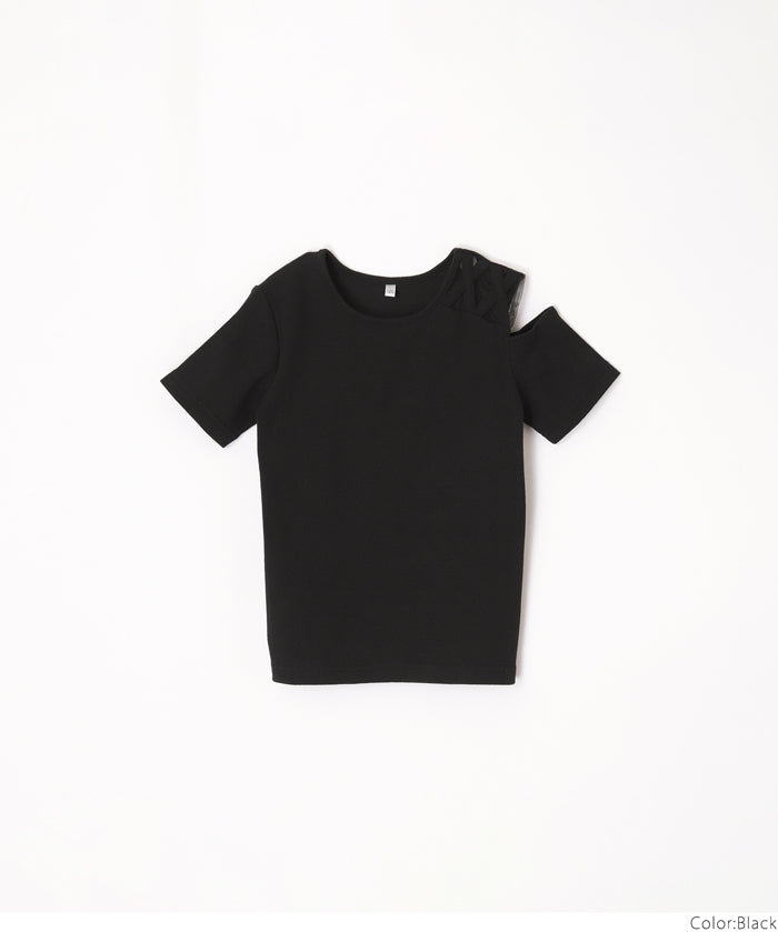 Children's One-Side Off-Shoulder Top