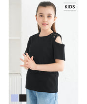 Children's One-Side Off-Shoulder Top