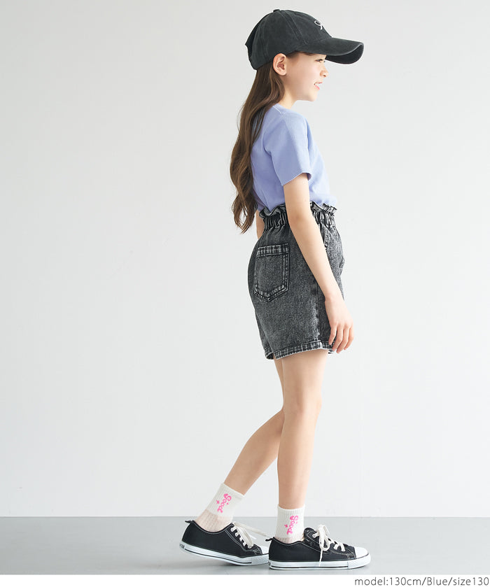 Children's One-Side Off-Shoulder Top