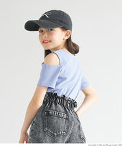 Children's One-Side Off-Shoulder Top