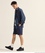 Men's cotton blend casual basic shorts