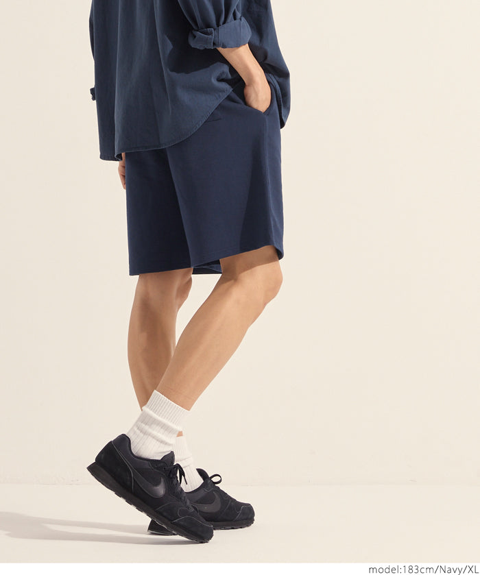 Men's cotton blend casual basic shorts