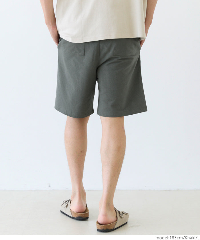 Men's cotton blend casual basic shorts