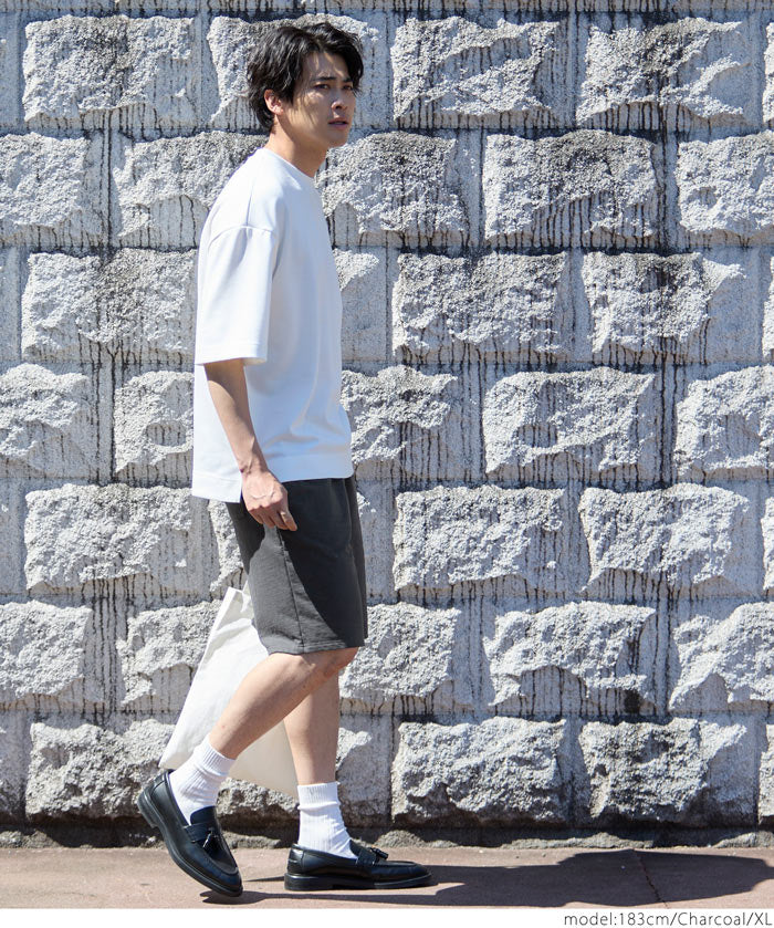 Men's cotton blend casual basic shorts