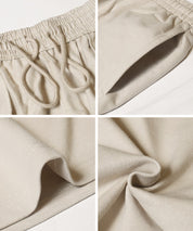 Men's cotton blend casual basic shorts