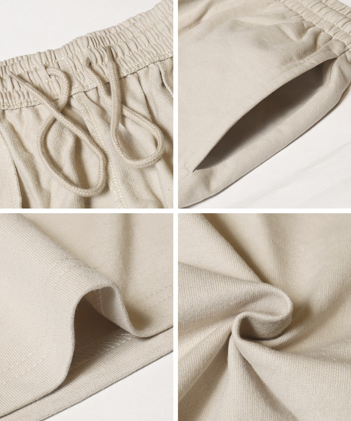 Men's cotton blend casual basic shorts