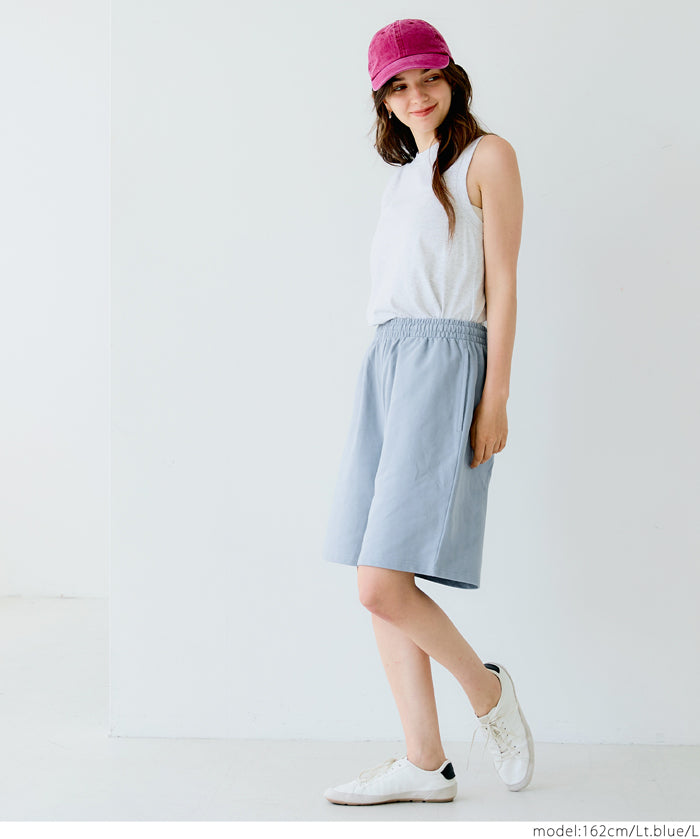 Men's cotton blend casual basic shorts