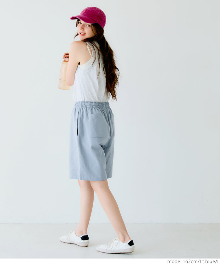 Men's cotton blend casual basic shorts