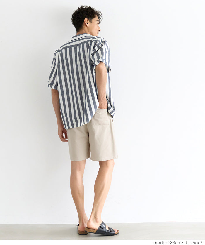 Men's cotton blend casual basic shorts