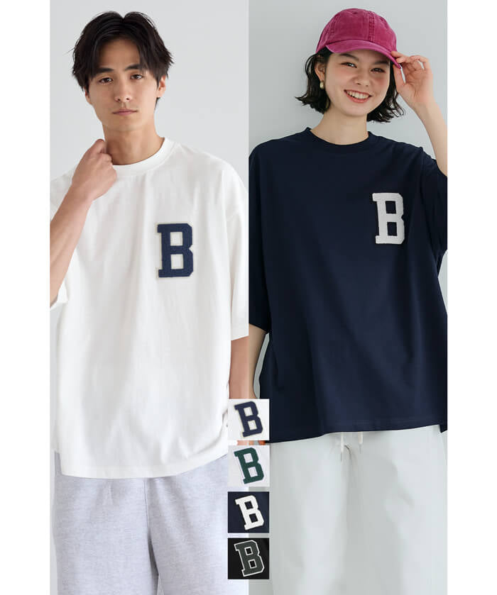 Men's LOGO round neck loose short sleeve top unisex