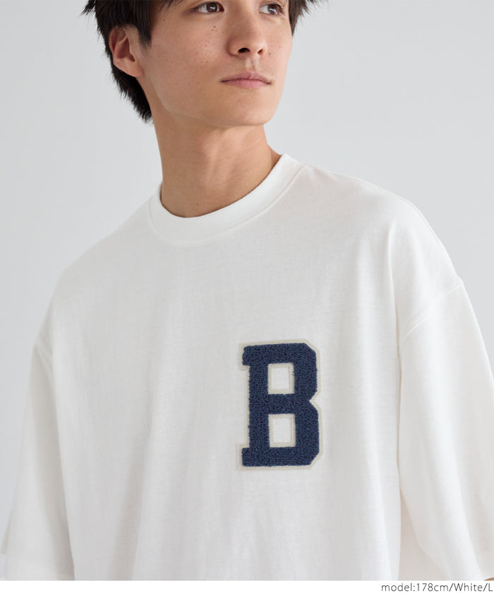 Men's LOGO round neck loose short sleeve top unisex