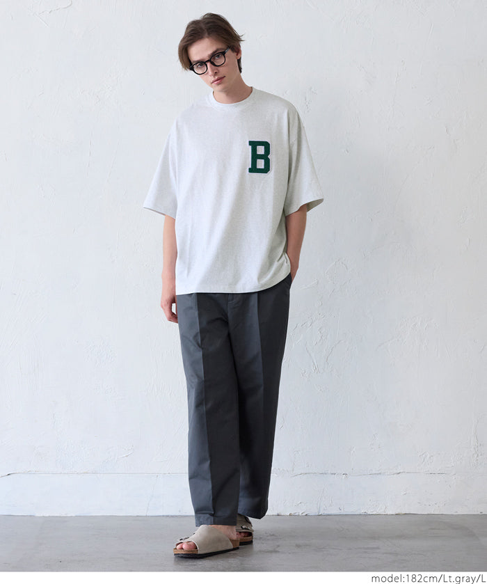 Men's LOGO round neck loose short sleeve top unisex