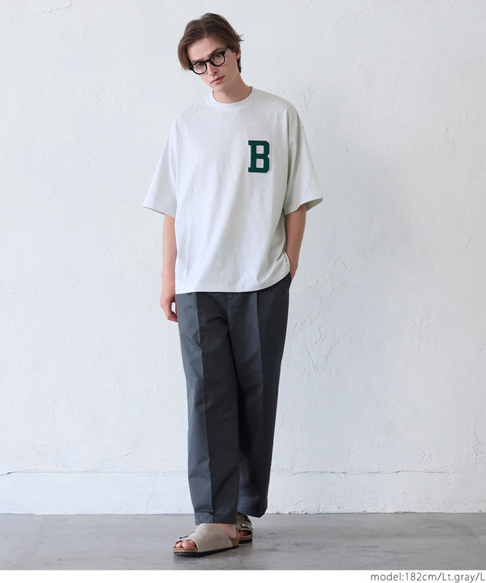 Men's LOGO round neck loose short sleeve top unisex