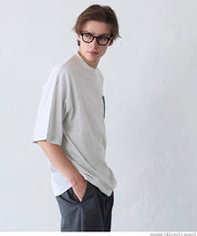 Men's LOGO round neck loose short sleeve top unisex