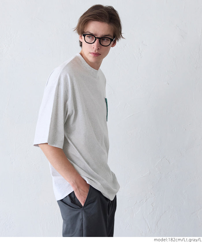 Men's LOGO round neck loose short sleeve top unisex