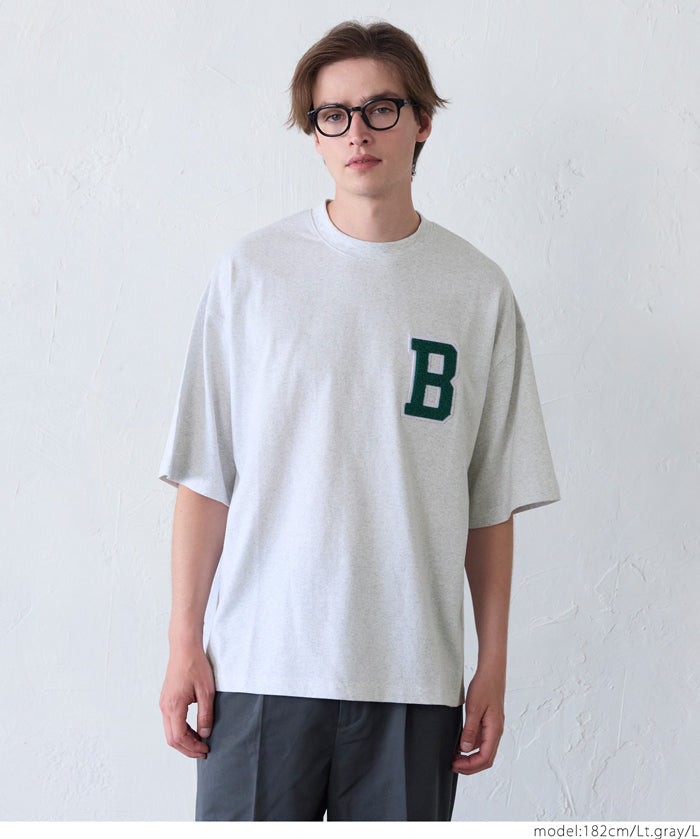 Men's LOGO round neck loose short sleeve top unisex
