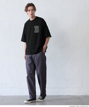 Men's LOGO round neck loose short sleeve top unisex