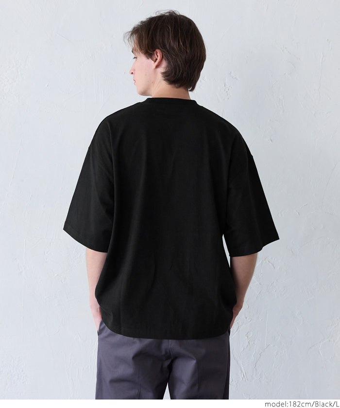 Men's LOGO round neck loose short sleeve top unisex