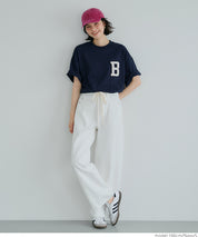 Men's LOGO round neck loose short sleeve top unisex