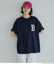 Men's LOGO round neck loose short sleeve top unisex