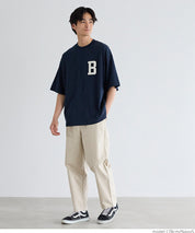 Men's LOGO round neck loose short sleeve top unisex