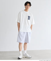 Men's LOGO round neck loose short sleeve top unisex