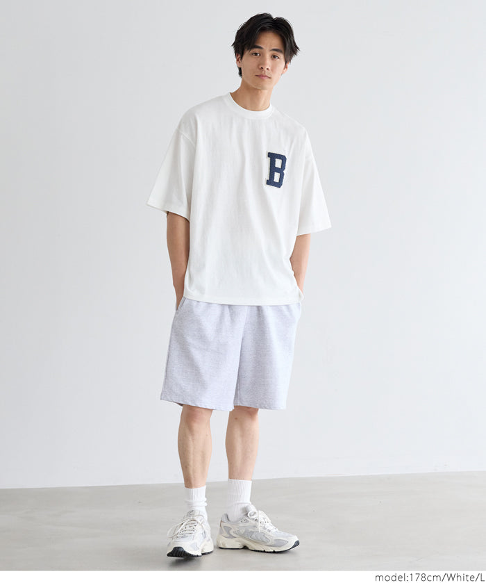 Men's LOGO round neck loose short sleeve top unisex