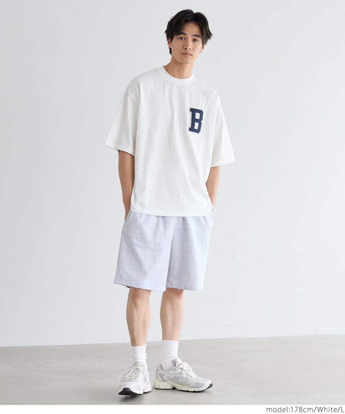 Men's LOGO round neck loose short sleeve top unisex