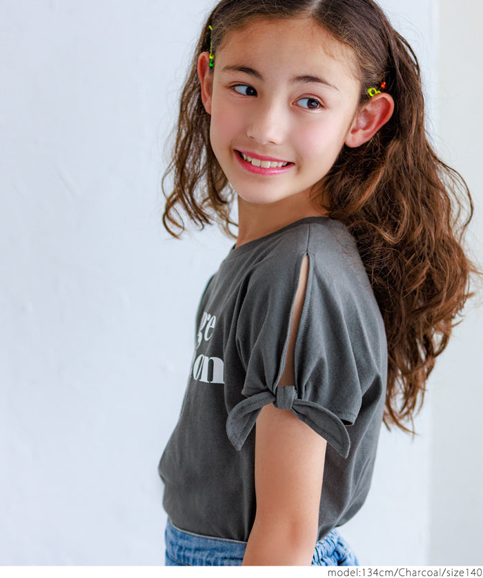 Kids' Knotted Short-Sleeved Logo T-Shirt
