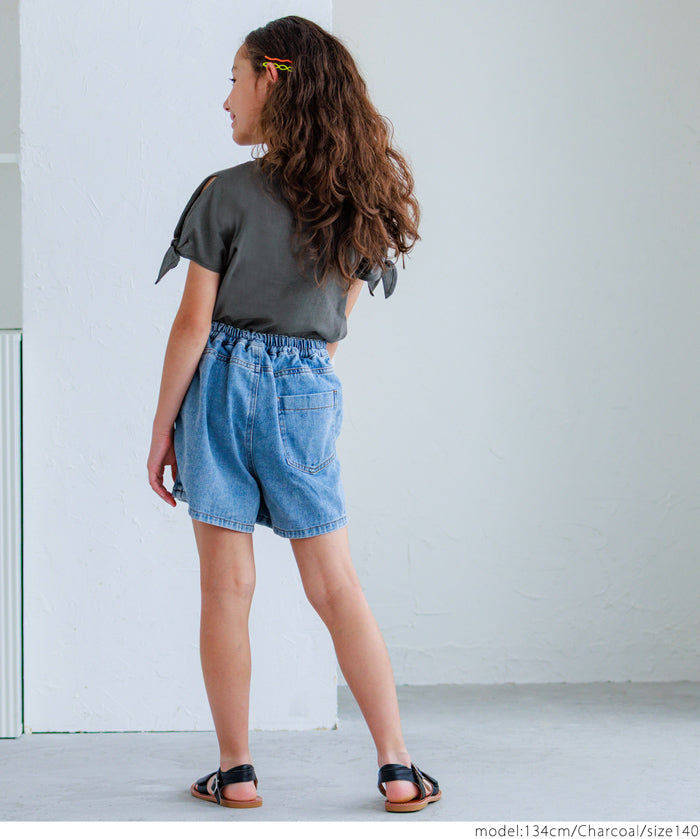 Kids' Knotted Short-Sleeved Logo T-Shirt