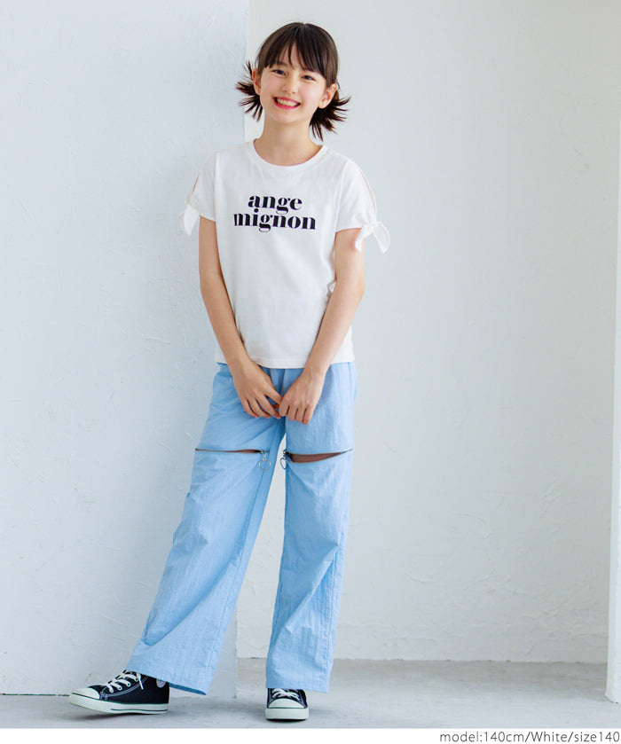 Kids' Knotted Short-Sleeved Logo T-Shirt