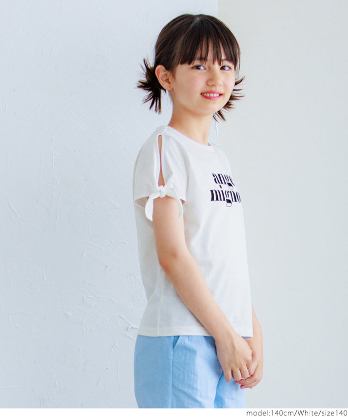 Kids' Knotted Short-Sleeved Logo T-Shirt