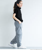 Kids Sportswear Zippered Short Sleeve Top