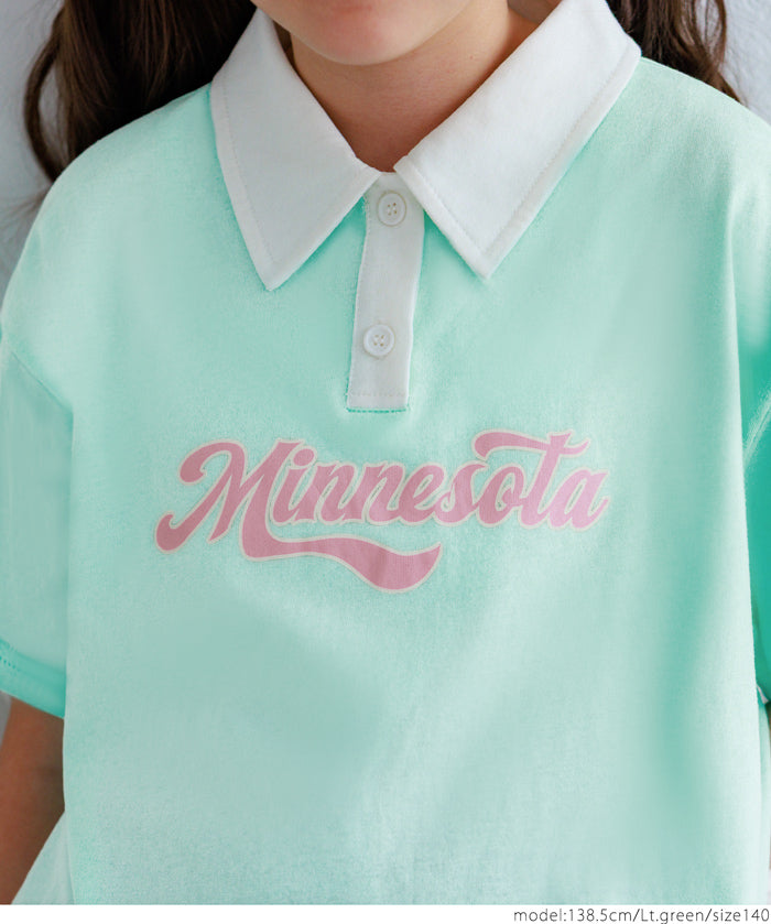 Children's Printed Short Sleeve POLO Shirt