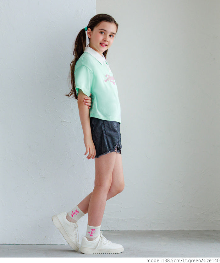 Children's Printed Short Sleeve POLO Shirt